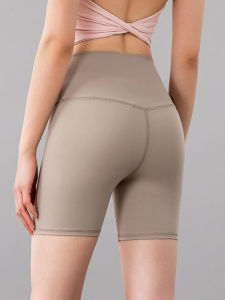 High Waist Yoga Pants Womens Fitness Shorts Four-Five Split Butt-Lifting Running Sports Cycling Shorts Breathable Quick-Dry