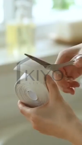 KIYO Seal Tape Protection Penutup Celah Siku Wastafel Dapur Karet Pintu Anti Jamur Air Minyak PVC