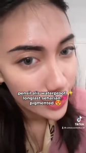 USHAS Eyebrow Soft - Pensil Alis Pigmented SATUAN Black / Brown