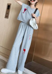 KYII Girls set two-piece Short Sleeve top children Set ky22276