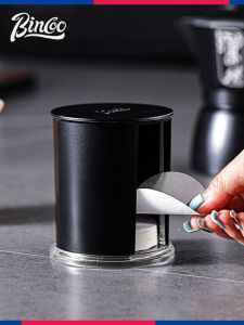 Hộp Đựng Giấy Lọc Cà Phê Hình Tròn Bincoo Máy Pha Cà Phê Moka Ý Chất Liệu Nhựa Hộp Đựng Cầm Tay Bát Đựng Bột Cà Phê Chống Bụi