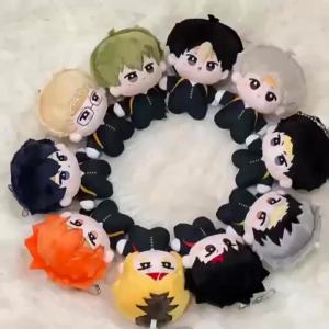 10cm Kawaii HaikyuuIdol Doll Anime Plush Star Dolls Stuffed Oikawa Tooru Kozume Kenma Tendo Satori guess monster Shinsuke Kita Figure Toys Cotton Baby Plushies Toys Fans Gift