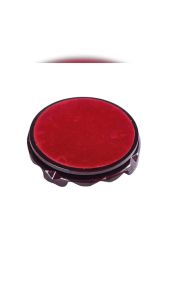 Đế Gỗ Lót Vải Nhung Đỏ Đường Kính 6cm đến 14cm dùng kê  tượng đôn xông trầm bát tụ bảo