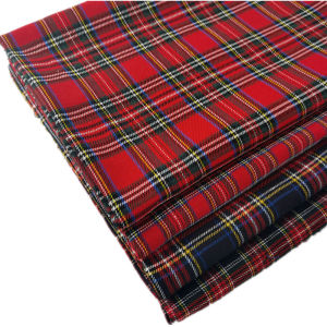 0.5MeterSXL Medium Thick Scottish Checks Polyester Cotton Fabric for Sewing Ladies SkirtTartan Designer Fabric High Quality