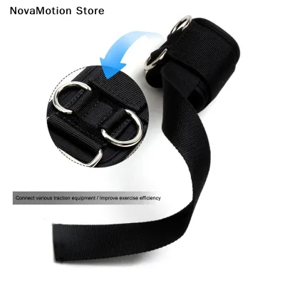1Pair 2-in-1 Wrist Straps Weightlifting Straps With D Ring Deadlift Straps For Cable Machine Workout Gym Straps