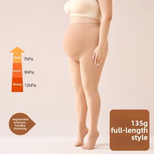Maternity Thermal Natural-Looking Pantyhose