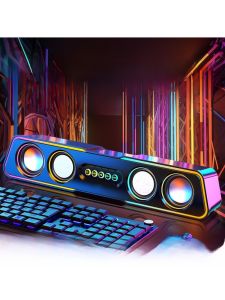 Computer Audio Desktop Home Gaming Mini Speaker Notebook Wired Desktop Subwoofer Speaker Bluetooth High Sound Quality
