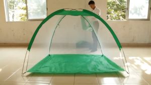 2M Jaring Golf Portabel Dapat Dilipat Untuk Latihan Golf Dalam Ruangan