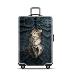 Wear-Resistant Case Cover Luggage Box Protective Sleeve Pull Rod Password Box Leather Outdoor Dustproof Cover for 20/24/26/28/29 Inch