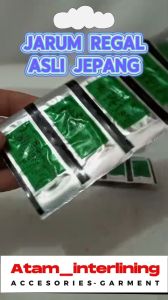 1 Box isi 200 bungkus | Asli JEPANG Jarum Jahit Payet REGAL | Jarum jahit tangan payet Regal no 8 10 12 | Jarum jahit Regal tajam anti karat | Jarum regal asli premium | Jarum Payet | Jarum jahit regal no 8 | Jarum jahit regal no 10 12 asli bagus