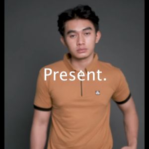 AKMENS T-Shirt Pria Kerah Zip 1.0
