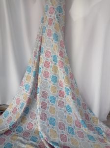Kain Silk Armani Premium Motif Harga Setengah Metr