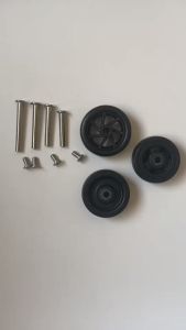 Bánh xe đơn thay thế cho vali hàng tốt có kèm trục vít dễ thay thế