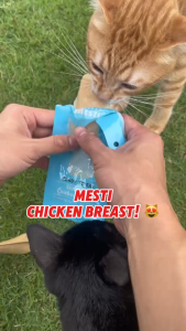 50PCS BUNDLE SALE MASTI MESTI CATTIE Fish Oil Healthy Pet Snack Chicken Breast Protein Cat Dog Food Cat Snack Dada Ayam Makanan Kucing