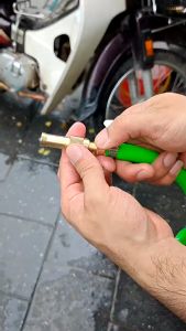 Vòi Xịt Nước Tăng Áp Suất Nước Bằng Đồng Đa Năng ( Tặng Kèm Đai Siết )