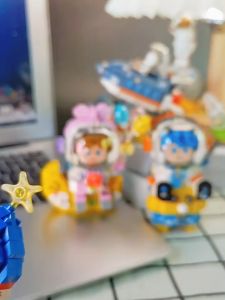 LOZ IDEAS Mini Block Cute Space Exploration Spaceman Spaceship Rocket Gift Decoration Building Brick Toy Boy Girl 星际探险