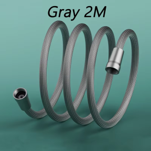 Nylon Rope Braided Shower Pipe 4 Points Universal Water Pipe Hot And Cold Shower Head Explosion-proof Connecting Pipe