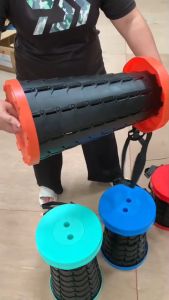 เก้าอี้ตกปลา เก้าอี้พับได้ ปรับระดับได้ แข็งแรง ทนทาน พกพาสะดวก สายคล้องสะพาย มีให้เลือก 4 สี