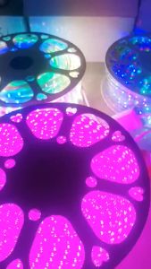 LED Cuộn 220V 100m 2835 2 Hàng - 6 màu đuổi 120 mắt...