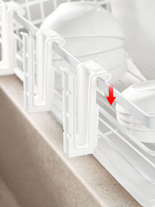 Japanese Style Plastic Cup Drainer Hook with Bowl Dish Rack Usage Milk Bottle/Water Pot Drainer Stand KM 5173 Kitchen Storage Shelf