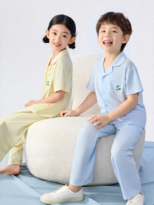 potatokids | Spring and Summer Breathable Kids Short Sleeve Pajama Set