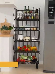 【Sarisari Store Organizer】Wholesale Rack Grocery Stand tray organizer plastic 4 layer organizer kitchen grocery rack food rack vegetable organizer storage rack kitchen organizer rack plastic rack organizer 4 5 layer organizer rack ketchen organizer