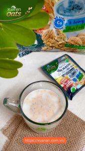 Ngũ Cốc Yến Mạch Óc Chó Và Mè Đen Xuân An [ít đường] Túi 400G {25g*16 gói}