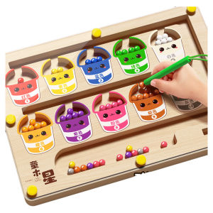 แผ่นนับสีแม่เหล็กสำหรับเด็กอายุ 3-5 ปี แผ่นนับสี ฝึกสมาธิ ฝึกทักษะการจับของละเอียด ของเล่นเสริมศักยภาพทางจิตวิทยา