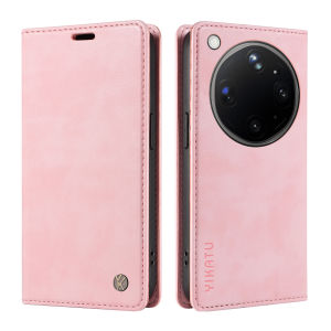 Leather Magnetic Flip Case for OPPO Find X8 X9 Pro Ultra Phone Case Cover | Lychee Grain Wallet with Card Holder Protective