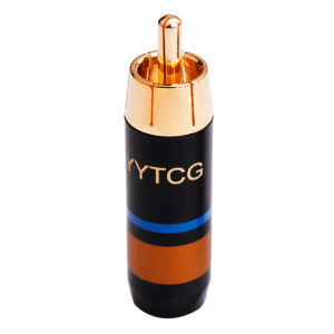 YYTCG | Plated Gold High Fidelity Audio RCA Connector