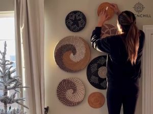 Sét Đĩa Cói Trang Trí DECOR. Trang Trí Nhà Quán Cà Phê Nhà Hàng HomeStay - Hàng VNXK [ FreeShip-Giảm 10k Đơn 0đ]