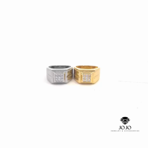 N1335 Nhẫn nam thiết kế bảng vuông- trẻ trung đẹp măt JOJO- có lót lòng