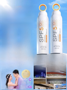 SPF50 + Small Aperture Sunscreen Spray Face Universal for Entire Body Refreshing Oil Control Isolation Protective Cream Authentic Flagship Store