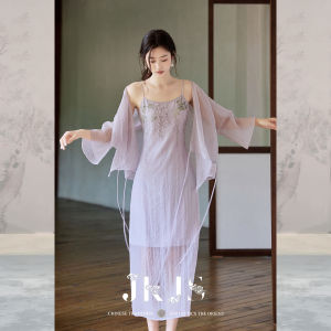 JK&JS | Traditional Style Cotton Blend Thin Yarn Blouse