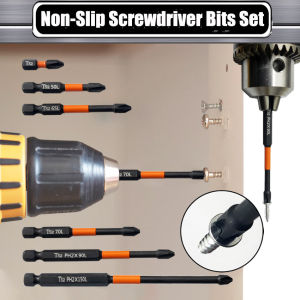 Non-Slip Impact Batch Head Strong Magnetic Cross High Torque Hardness Screw 25/50/65/70/90/150mm Waterproof Ph2 Screwdriver Bits Set