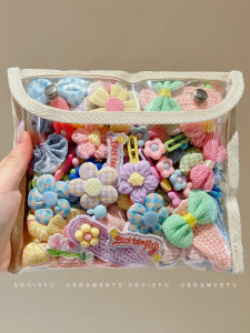 Colorful Plush Hair Clips for Girls Cute Non-Damaging Forehead Clips Fashionable Hair Accessories Side Hair Clips for Kids