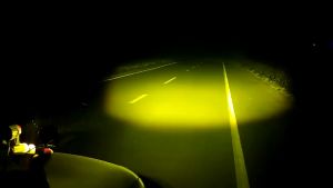【COD + Local Seller】Motorcycle Mini Driving Light Super Bright White+Yellow Universal LED Headlight 20W*2 with Switch