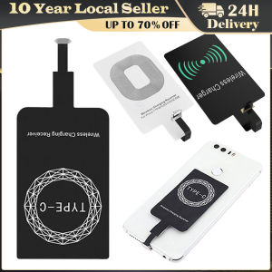 Wireless Charger Receiver Support Type C/Micro USB/8 pin Fast Wireless Charging Adapter For iPhone 7 6 5 Android Wireless Charge