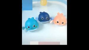 [Gratis Ongkir] Ollykids MA04 Bath Toys Mainan Anak Bayi Lumba-Lumba Mainan Air Bergerak Di Air