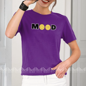 Mood adult graphic t-shirt 100% cotton printed round neck baju tshirt lelaki perempuan ready stock