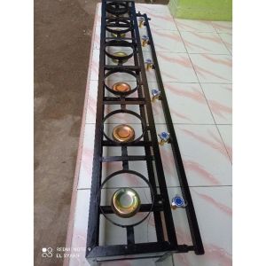 Kompor sambal bakar cobek 6 tungku cobek 16-20 cm