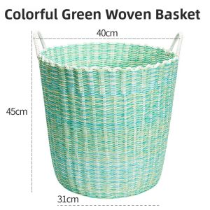 Trendy Large Dirty Clothes Storage Basket Toy Bucket Home Laundry Hamper Nordic Style Bathroom Organization Basket Enyize