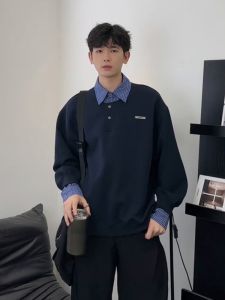 Henry Collar Polo Sweatshirt