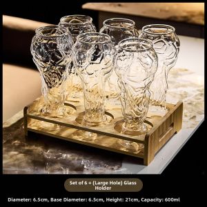 Creative Soccer Design Large Capacity Beer Glass