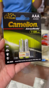 Pin sạc AAA Camelion AlwaysReady 1.2V dung lượng 1100mAh (vỉ 2 viên) - Hàng chính hãng