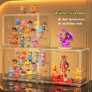 ตู้โชว์ตุ๊กตา 3 ชั้น ของ กล่องใส่โมเดล วางฟิกเกอร์ได้เยอะ พลาสติกอย่างดี ประกอบง่าย-1588