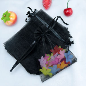 10pcs (11x16cm) Organza Jewelry Packaging Bag Storage Pouches Wedding Christmas Candy Gift Packaging Bags Baby Shower Supplies