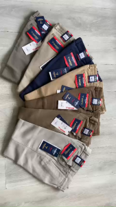 Quần Kaki 100% Cotton 1 Ly Trung Niên Vĩnh Tiến Trơn Tăm Cao cấp 565. Mẫu D032