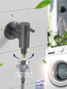 BANGPU | Automatic Full Copper Single Cold Quick Opening Laundry and Mop Basin Faucet DN15