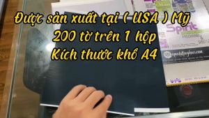 Giấy than scan hình xăm 3 lớp Mỹ - Giấy scan hình xăm Spirit USA dùng được nhiều lần không bị nhoè. Hộp 100 tờ